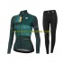Tenue Maillot M/L + Collant Long 2021 Sportful Leaf Femmes N001