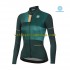 Maillot Cyclisme Hiver Thermal Fleece 2021 Sportful Leaf Femmes N002
