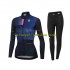 Tenue Maillot M/L + Collant Long 2021 Sportful Leaf Femmes N002