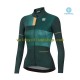 Tenue Maillot M/L + Collant Long Hiver Thermal Fleece 2021 Sportful Leaf Femmes N002