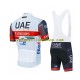 Tenue Maillot + Cuissard à Bretelles 2021 UAE Team Emirates Hommes N001