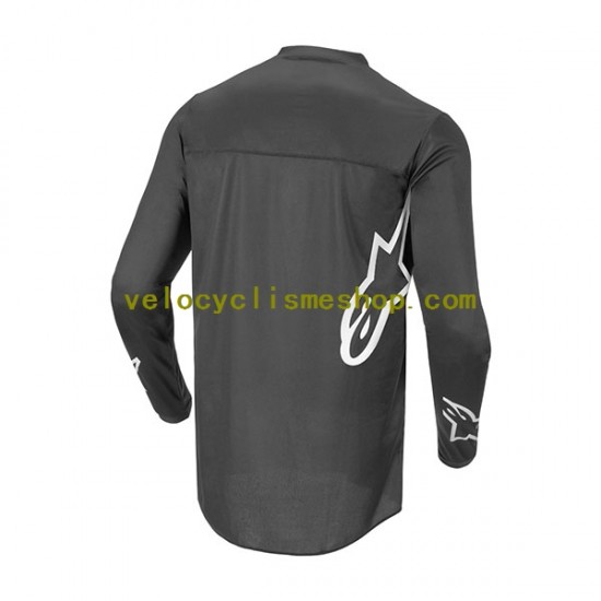 Maillot VTT/Motocross Manches Longues 2022 ALPINESTARS RACER GRAPHITE Hommes N001
