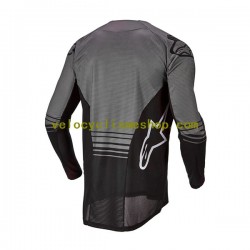 Maillot VTT/Motocross Manches Longues 2022 Alpinestars TECHSTAR GRAPHITE Hommes N001