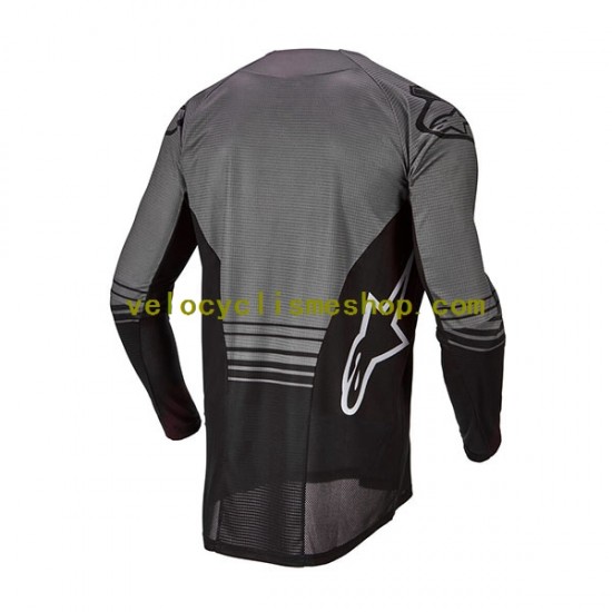 Maillot VTT/Motocross Manches Longues 2022 Alpinestars TECHSTAR GRAPHITE Hommes N001