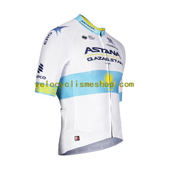 Maillot Cyclisme 2022 Astana Qazaqstan Team Hommes N002
