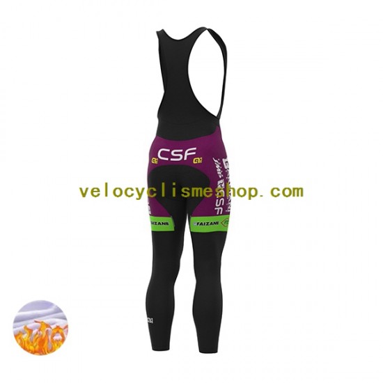 Collant à Bretelles Hiver Thermal Fleece 2022 Bardiani-CSF Hommes N001