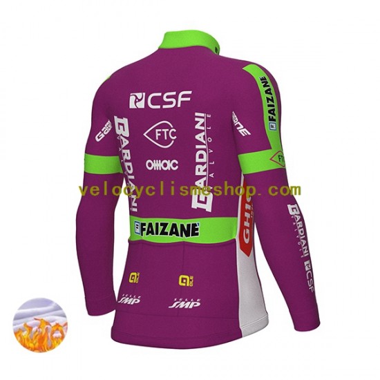 Maillot Cyclisme Hiver Thermal Fleece 2022 Bardiani-CSF Hommes N001