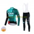 Tenue Maillot M/L + Collant à Bretelles Hiver Thermal Fleece 2022 Bora-Hansgrohe Hommes N001