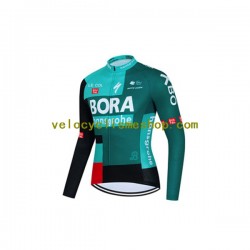 Maillot Cyclisme Manches Longues 2022 Bora-Hansgrohe Hommes N001