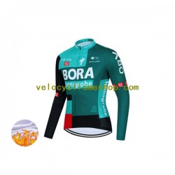 Maillot Cyclisme Hiver Thermal Fleece 2022 Bora-Hansgrohe Hommes N001