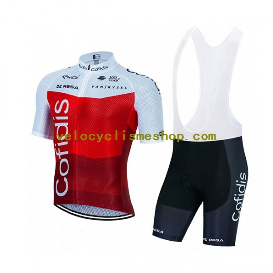 Tenue Maillot + Cuissard à Bretelles 2022 Cofidis Pro Team Hommes N001