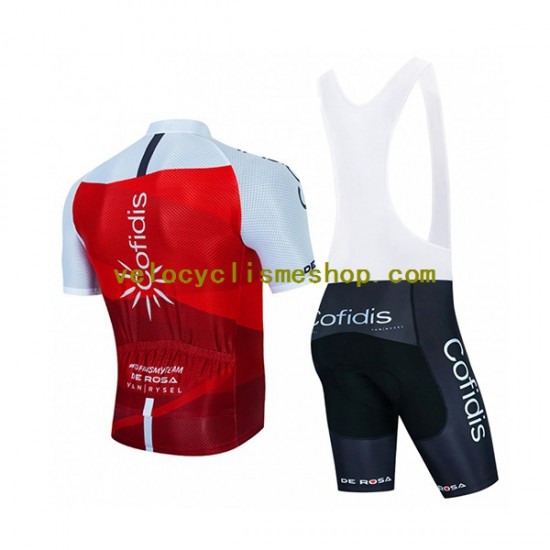 Tenue Maillot + Cuissard à Bretelles 2022 Cofidis Pro Team Hommes N001