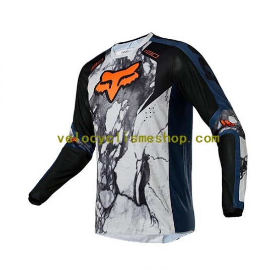 Maillot VTT/Motocross Manches Longues 2022 Fox Racing 180 KARRERA Hommes N001