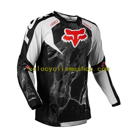 Maillot VTT/Motocross Manches Longues 2022 Fox Racing 180 KARRERA Hommes N002