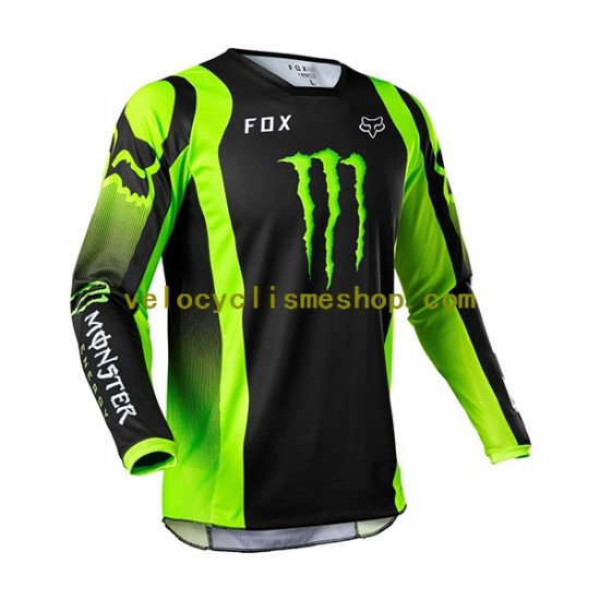 Maillot VTT/Motocross Manches Longues 2022 Fox Racing 180 Monster Hommes N001