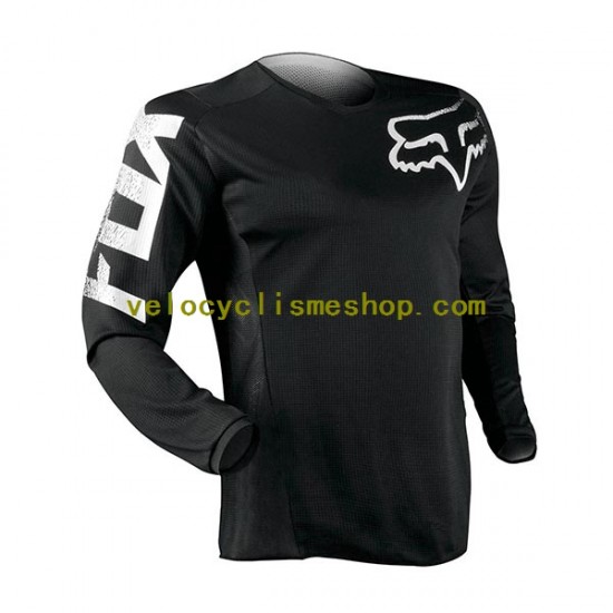 Maillot VTT/Motocross Manches Longues 2022 Fox Racing BLACKOUT Hommes N001