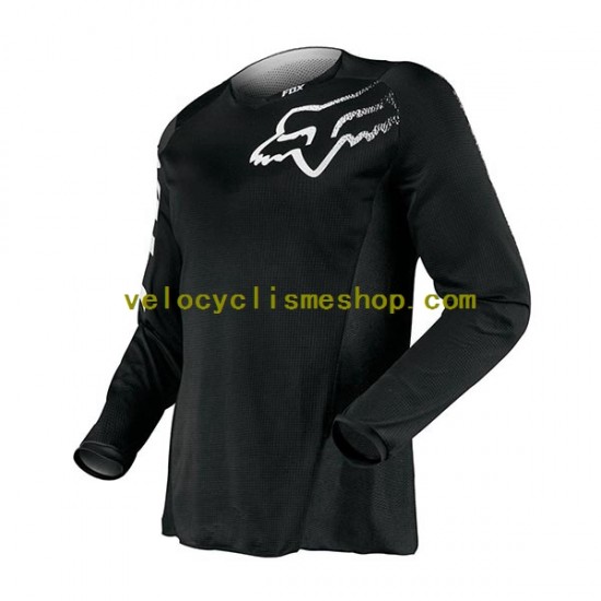 Maillot VTT/Motocross Manches Longues 2022 Fox Racing BLACKOUT Hommes N001