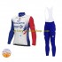 Tenue Maillot M/L + Collant à Bretelles Hiver Thermal Fleece 2022 Groupama-FDJ Hommes N001