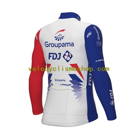 Maillot Cyclisme Manches Longues 2022 Groupama-FDJ Hommes N001
