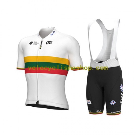 Tenue Maillot + Cuissard à Bretelles 2022 Groupama-FDJ Hommes N002
