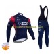 Tenue Maillot M/L + Collant à Bretelles Hiver Thermal Fleece 2022 Ineos Grenadiers Hommes N001