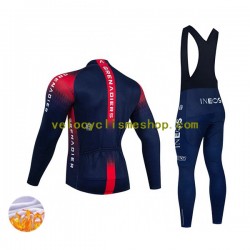 Tenue Maillot M/L + Collant à Bretelles Hiver Thermal Fleece 2022 Ineos Grenadiers Hommes N001