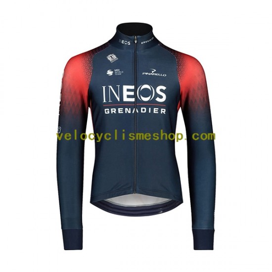 Maillot Cyclisme Manches Longues 2022 Ineos Grenadiers Hommes N001