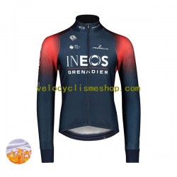 Maillot Cyclisme Hiver Thermal Fleece 2022 Ineos Grenadiers Hommes N001
