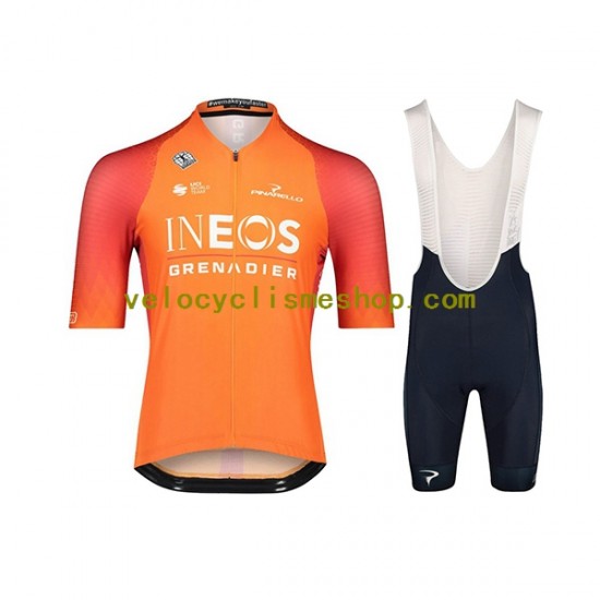 Tenue Maillot + Cuissard à Bretelles 2022 Ineos Grenadiers Hommes N002