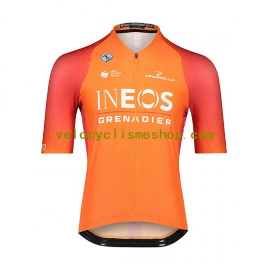 Tenue Maillot + Cuissard à Bretelles 2022 Ineos Grenadiers Hommes N002