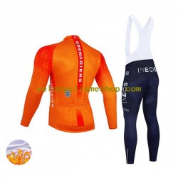 Tenue Maillot M/L + Collant à Bretelles Hiver Thermal Fleece 2022 Ineos Grenadiers Hommes N002