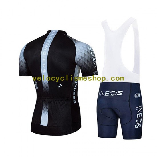 Tenue Maillot + Cuissard à Bretelles 2022 Ineos Grenadiers Hommes N003