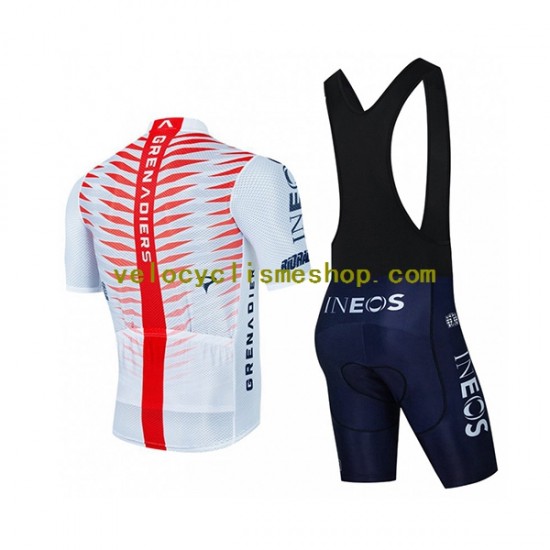 Tenue Maillot + Cuissard à Bretelles 2022 Ineos Grenadiers Hommes N004