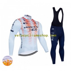 Tenue Maillot M/L + Collant à Bretelles Hiver Thermal Fleece 2022 Ineos Grenadiers Hommes N004