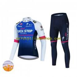Tenue Maillot M/L + Collant Long Hiver Thermal Fleece 2022 Quick-Step Alpha Vinyl Team Hommes N001