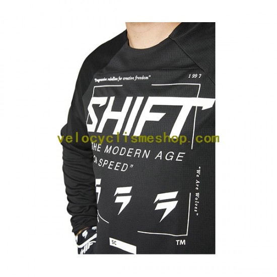 Maillot VTT/Motocross Manches Longues 2022 Shift Bliss Hommes N001
