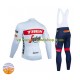 Tenue Maillot M/L + Collant à Bretelles Hiver Thermal Fleece 2022 TREK Segafredo Hommes N001