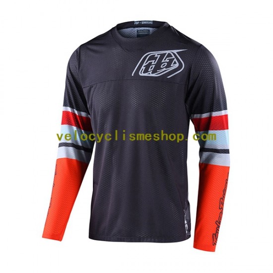 Maillot VTT/Motocross Manches Longues 2022 TROY LEE DESIGNS GP AIR WARPED Hommes N001