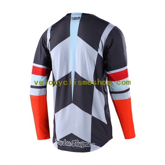 Maillot VTT/Motocross Manches Longues 2022 TROY LEE DESIGNS GP AIR WARPED Hommes N001