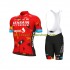 Tenue Maillot + Cuissard à Bretelles 2022 Team Bahrain Victorious Hommes N001