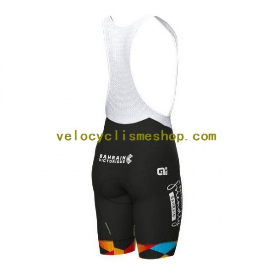 Cuissard Court à Bretelles 2022 Team Bahrain Victorious Hommes N001