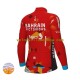 Maillot Cyclisme Hiver Thermal Fleece 2022 Team Bahrain Victorious Hommes N001