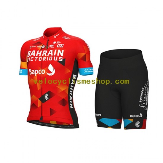 Tenue Maillot + Cuissard 2022 Team Bahrain Victorious Femmes N001