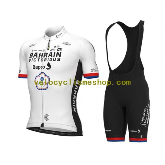 Tenue Maillot + Cuissard à Bretelles 2022 Team Bahrain Victorious Hommes N002