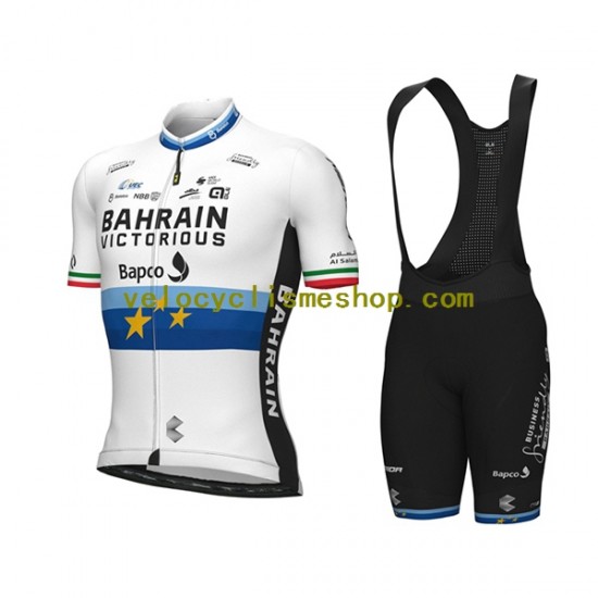 Tenue Maillot + Cuissard à Bretelles 2022 Team Bahrain Victorious Hommes N003