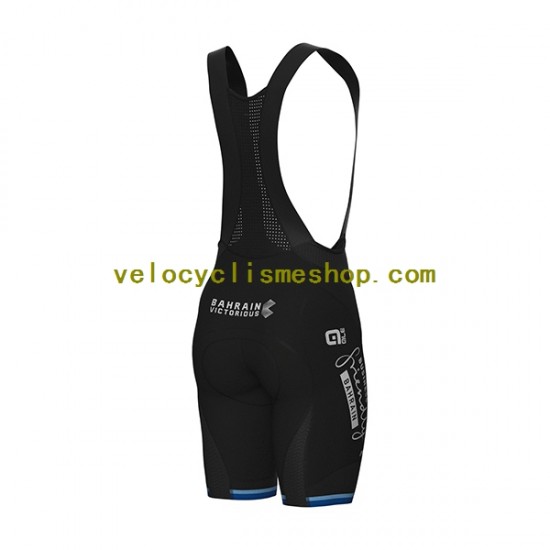 Cuissard Court à Bretelles 2022 Team Bahrain Victorious Hommes N003