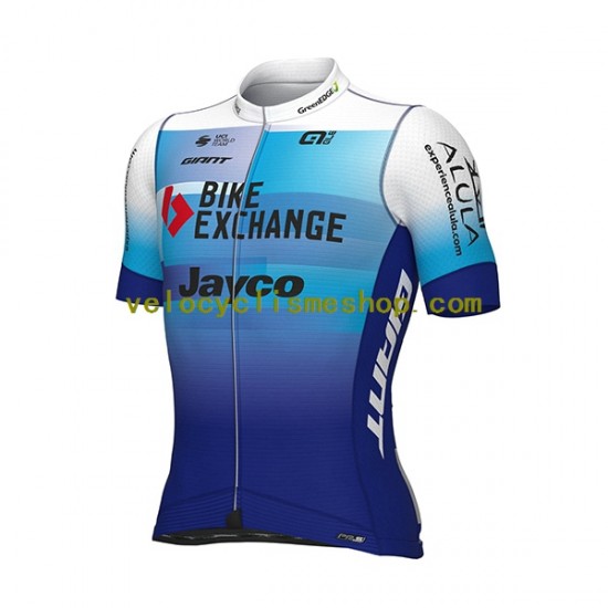 Tenue Maillot + Cuissard à Bretelles 2022 Team BikeExchange-Jayco Hommes N001