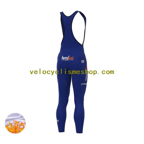 Collant à Bretelles Hiver Thermal Fleece 2022 Team BikeExchange-Jayco Hommes N001