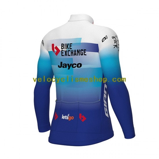 Maillot Cyclisme Manches Longues 2022 Team BikeExchange-Jayco Hommes N001