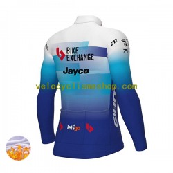 Maillot Cyclisme Hiver Thermal Fleece 2022 Team BikeExchange-Jayco Hommes N001